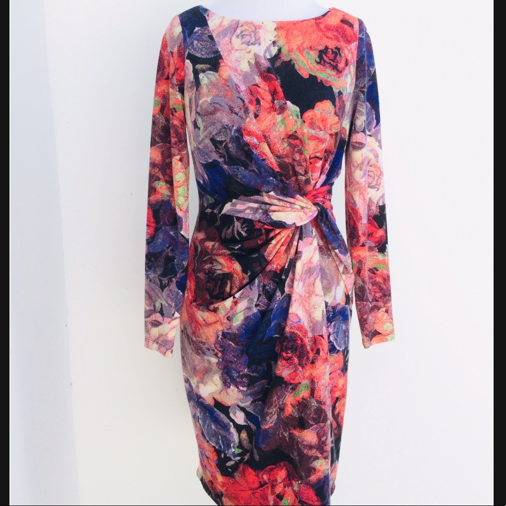 Adrianna Papell Floral Dress